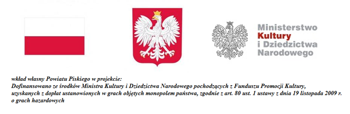 informacja o dofinansowaniu wkładu własnego ze środków Ministra Kultury