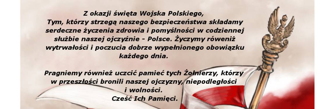 Życzenia z okazji święta Wojska Polskiego 