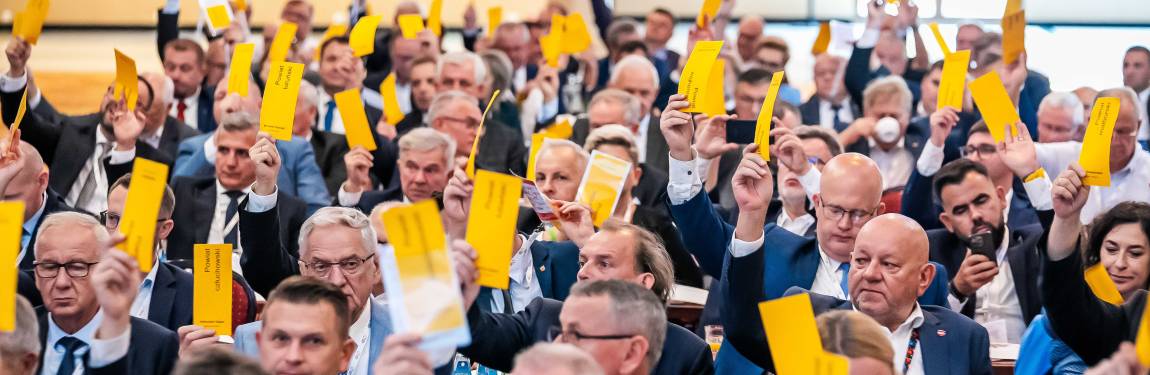 Zebranie, głosowanie, konferencja