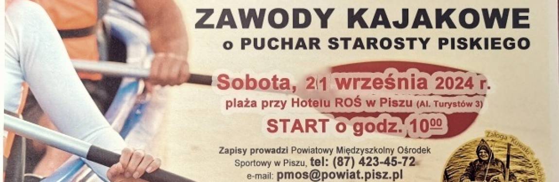 plakat, kajak