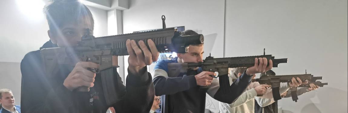 Strzelnica, otwarcie ćwiczenia