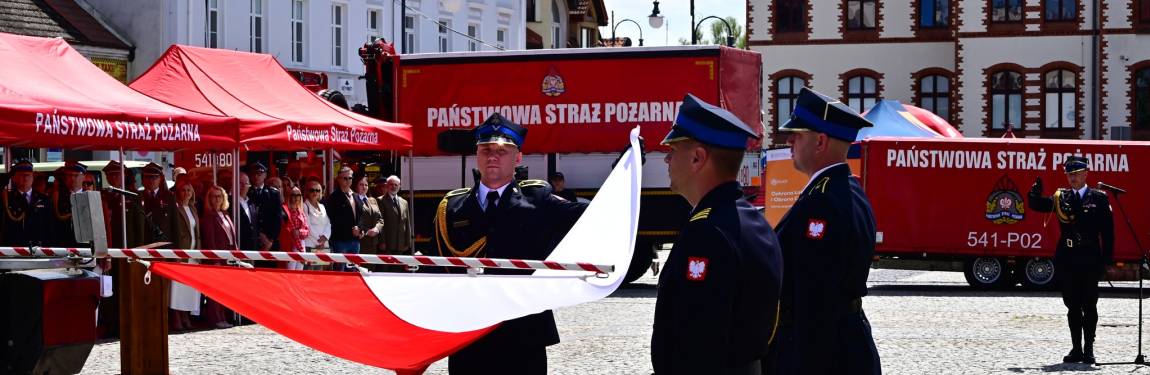 Straż pożarna, obchody, uroczysta zpiórka