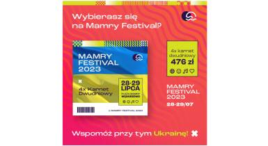 Mamry Festiwal 28 - 29 lipca 2023 Węgorzewo 
