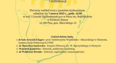Zaproszenie, plakat, wykłady