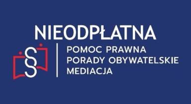 Komunikat, nieodpłatna pomoc prawna