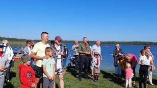 Wyścigi kajakowe na jeziorze Roś - Na szlaku Wańkowicza 