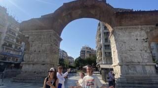 Erazmus wizyta młodzieży z Pisza w Grecji 